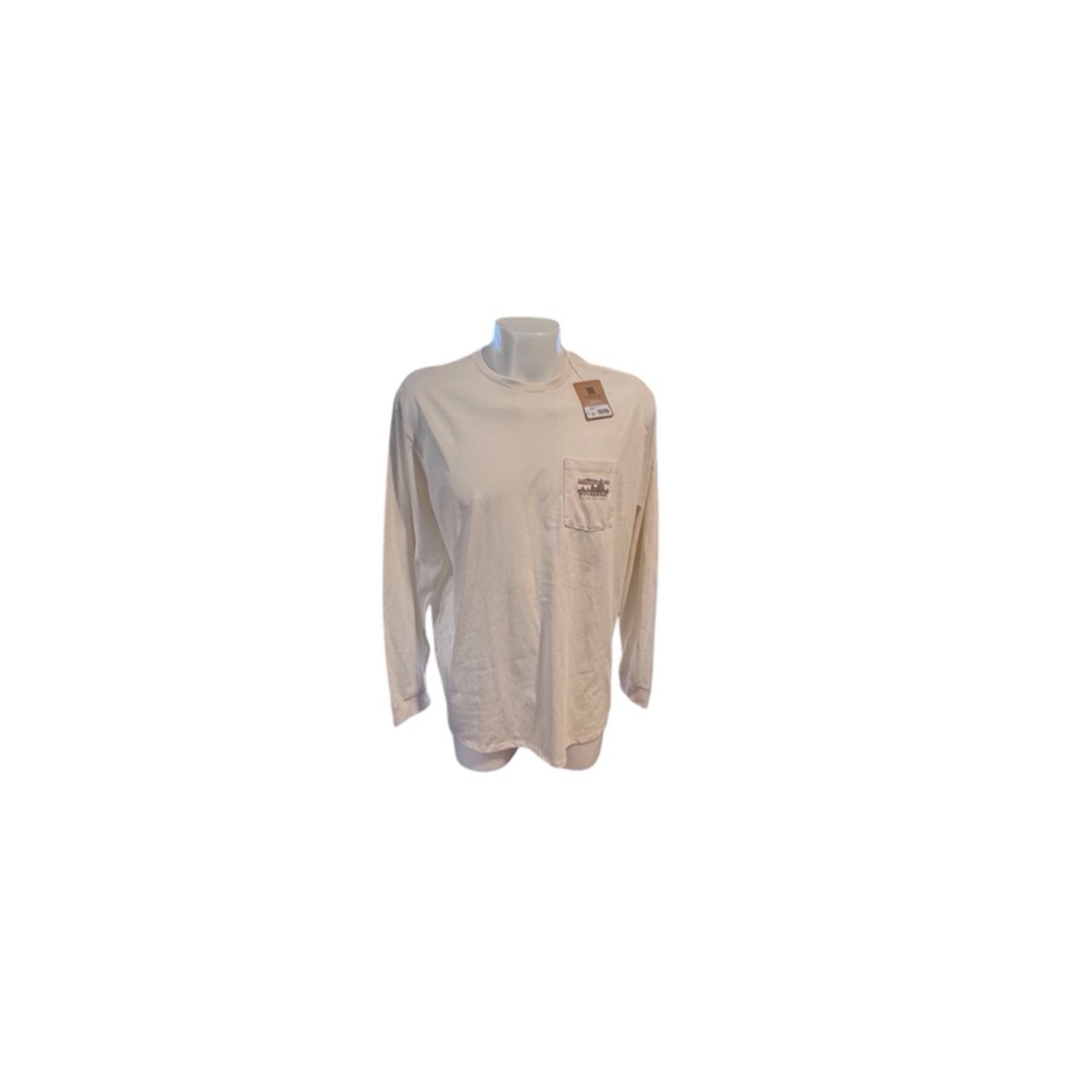 Men's Patagonia Cream Long Sleeve T-Shirt Size S